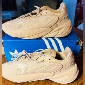 Adidas Tan Athletic Sneakers